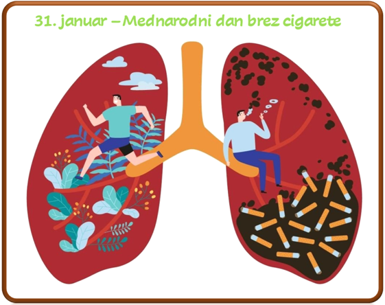31. januar – svetovni dan brez cigarete