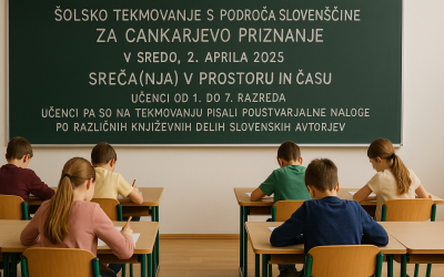 Interesno tekmovanje s področja slovenščine za Cankarjevo priznanje